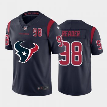 Nike Texans 98 D.J. Reader Navy Team Big Logo Number Color Rush Limited Jersey