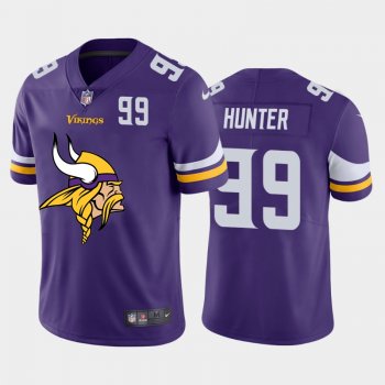 Nike Vikings 99 Danielle Hunter Purple Team Big Logo Number Vapor Untouchable Limited Jersey