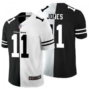 Nike Falcons 11 Julio Jones Black And White Split Vapor Untouchable Limited Jersey