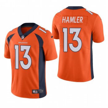 KJ Hamler #13 Denver Broncos Orange 2020 NFL Draft Vapor Limited Jersey