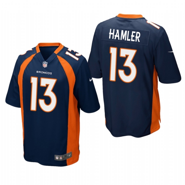 KJ Hamler #13 Broncos Navy 2020 NFL Draft Game Jersey