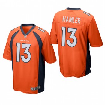 KJ Hamler #13 Broncos Orange 2020 NFL Draft Game Jersey