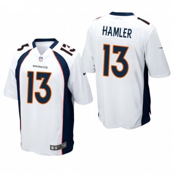 KJ Hamler #13 Broncos White 2020 NFL Draft Game Jersey