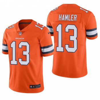 KJ Hamler Denver Broncos Orange Color Rush Limited Jersey 2020 NFL Draft