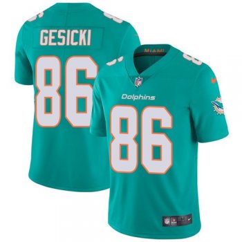 Youth Nike Dolphins 86 Mike Gesicki Aqua Vapor Untouchable Limited Jersey