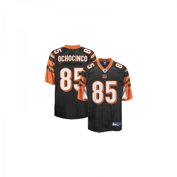 Men's Cheap Chad Ochocinco Bengals #85 Black Jersey From China