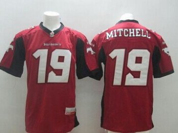 Calgary Stampeders #19 Bo Levi Mitchell Red Stitched CFL Jersey