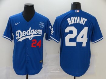 Dodgers 24 Kobe Bryant Royal 2020 Nike KB Cool Base Jersey