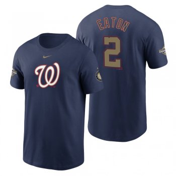 Washington Nationals Adam Eaton Navy 2020 Gold Program T-Shirt