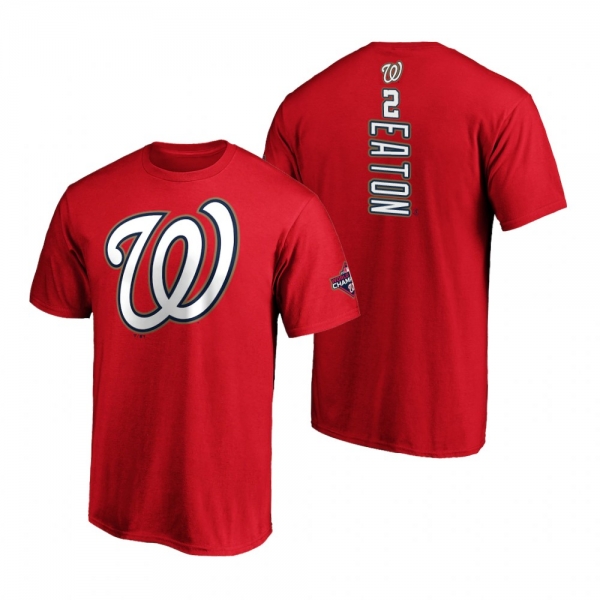 Washington Nationals Adam Eaton Red 2020 Gold Program T-Shirt