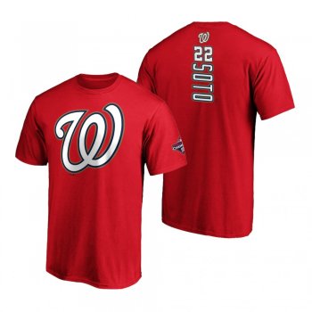 Washington Nationals Juan Soto Red 2020 Gold Program T-Shirt