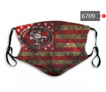 49ers PM2.5 Mask with Filter Double Protection 6709