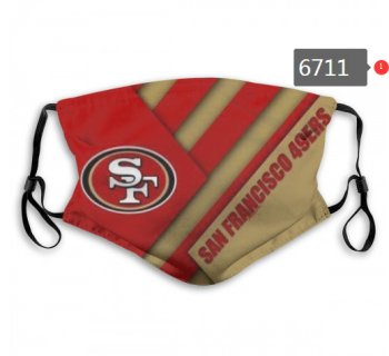 49ers PM2.5 Mask with Filter Double Protection 6711