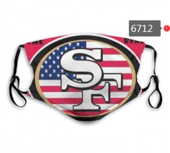 49ers PM2.5 Mask with Filter Double Protection 6712