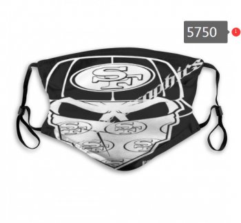 49ers Skull Mask with PM2.5 Filter Double Protection (12)