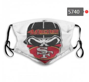 49ers Skull Mask with PM2.5 Filter Double Protection (2)