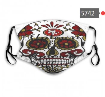 49ers Skull Mask with PM2.5 Filter Double Protection (4)