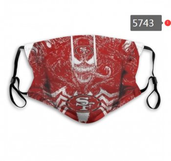 49ers Skull Mask with PM2.5 Filter Double Protection (5)