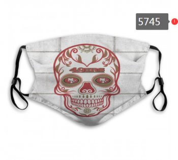 49ers Skull Mask with PM2.5 Filter Double Protection (7)