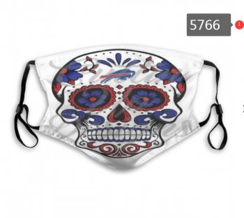 Bills Skull Mask with PM2.5 Filter Double Protection (2)