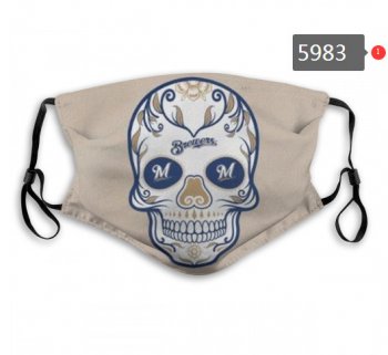 Brewers Skull Mask with PM2.5 Filter Double Protection (2)