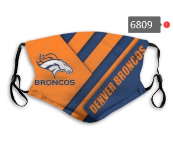 Broncos PM2.5 Mask with Filter Double Protection 6809