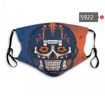 Broncos Skull Mask with PM2.5 Filter Double Protection (1)