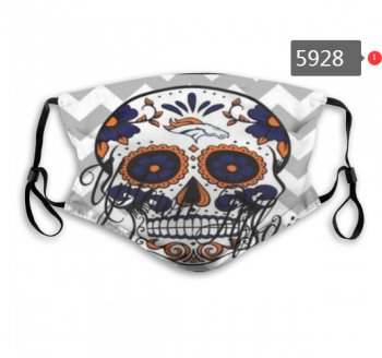 Broncos Skull Mask with PM2.5 Filter Double Protection (7)