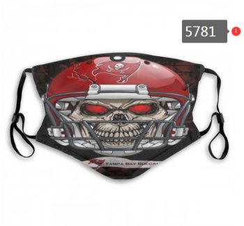 Buccaneers Skull Mask with PM2.5 Filter Double Protection (5)