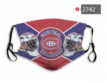 Canadiens PM2.5 Mask with Filter Double Protection