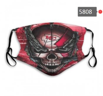 Chiefs Skull Mask with PM2.5 Filter Double Protection (9)