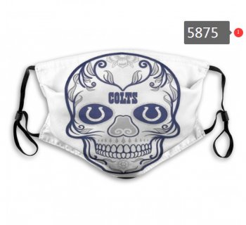 Colts Skull Mask with PM2.5 Filter Double Protection (3)