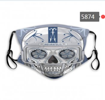 Colts Skull Mask with PM2.5 Filter Double Protection (5)