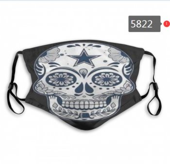 Cowboys Skull Mask with PM2.5 Filter Double Protection (1)