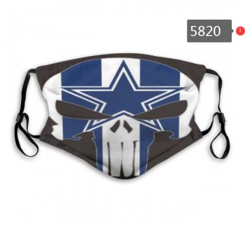 Cowboys Skull Mask with PM2.5 Filter Double Protection (10)