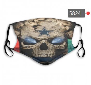 Cowboys Skull Mask with PM2.5 Filter Double Protection (3)