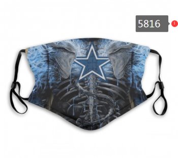 Cowboys Skull Mask with PM2.5 Filter Double Protection (6)