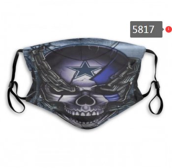 Cowboys Skull Mask with PM2.5 Filter Double Protection (7)