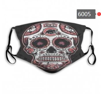 Cubs Skull Mask with PM2.5 Filter Double Protection (1)