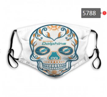 Dolphins Skull Mask with PM2.5 Filter Double Protection (4)