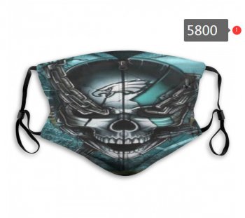 Eagles Skull Mask with PM2.5 Filter Double Protection (5)