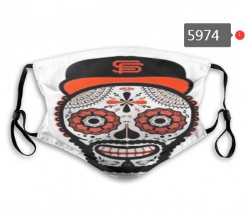 Giants Skull Mask with PM2.5 Filter Double Protection