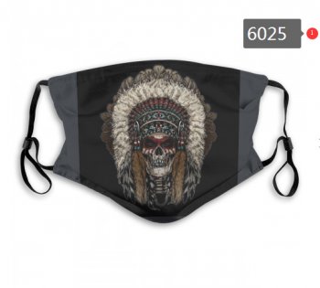 Indians Skull Mask with PM2.5 Filter Double Protection (6)