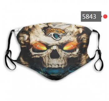 Jaguars Skull Mask with PM2.5 Filter Double Protection (3)