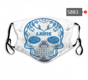 Lions Skull Mask with PM2.5 Filter Double Protection (1)