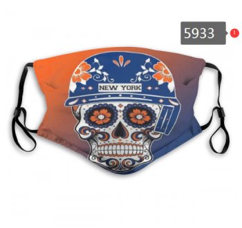 Mets Skull Mask with PM2.5 Filter Double Protection (2)