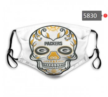 Packers Skull Mask with PM2.5 Filter Double Protection (3)