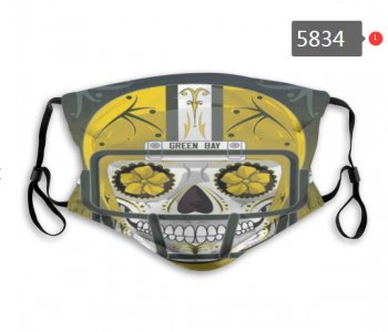 Packers Skull Mask with PM2.5 Filter Double Protection (7)