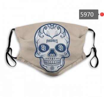 Padres Skull Mask with PM2.5 Filter Double Protection (2)