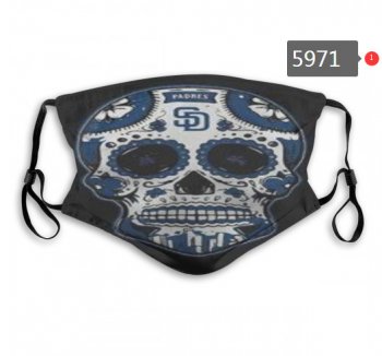 Padres Skull Mask with PM2.5 Filter Double Protection (3)